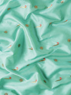 Silk Blend Muniya Paithani Saree – Muniya & Flower Meena Butti with Peacock & Muniya Pallu | Wedding Wear
