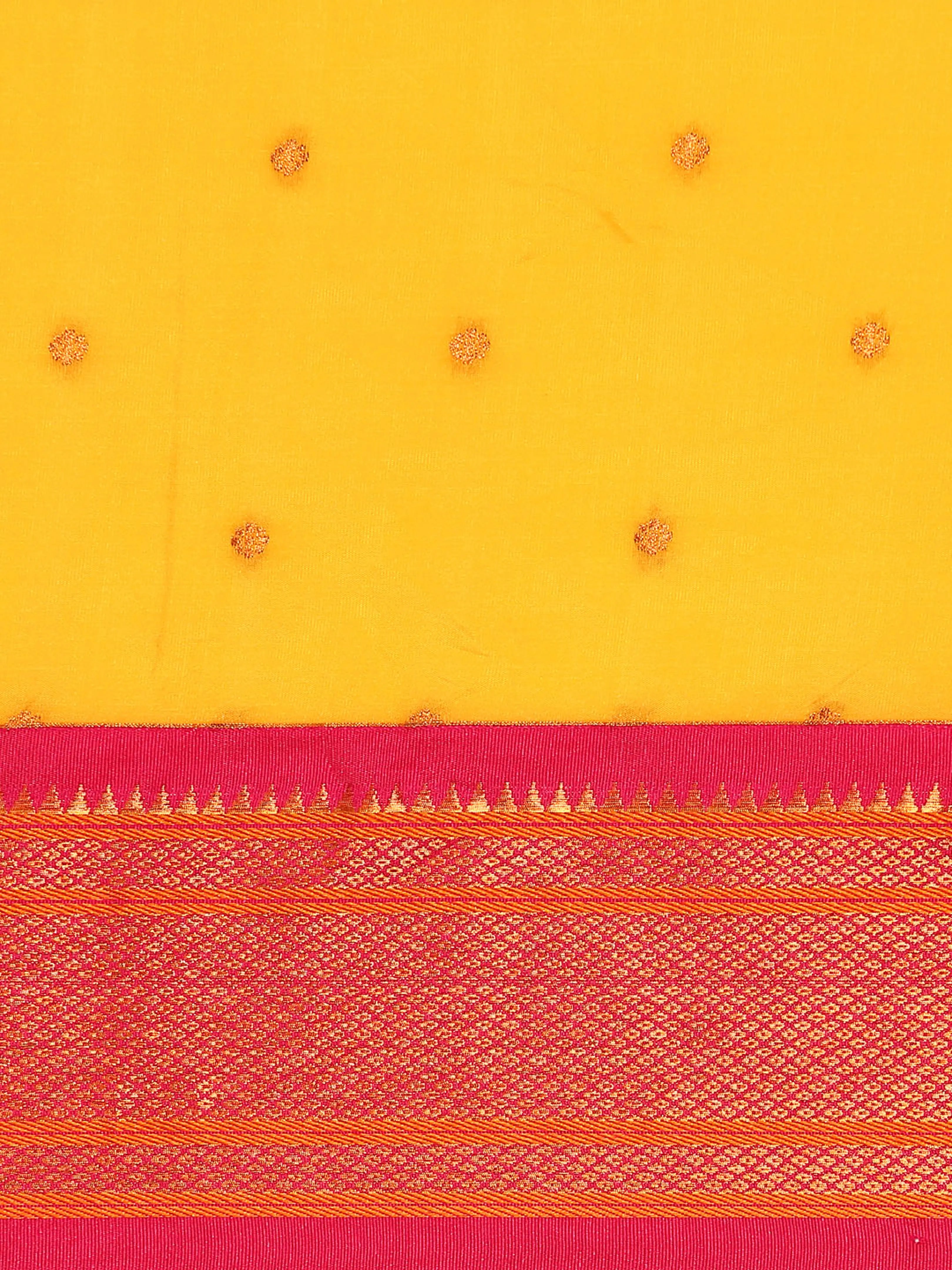 Maharani Nauvari Paithani Saree Silk Blend | 9 Yard Kashta Saree | Wedding Wear