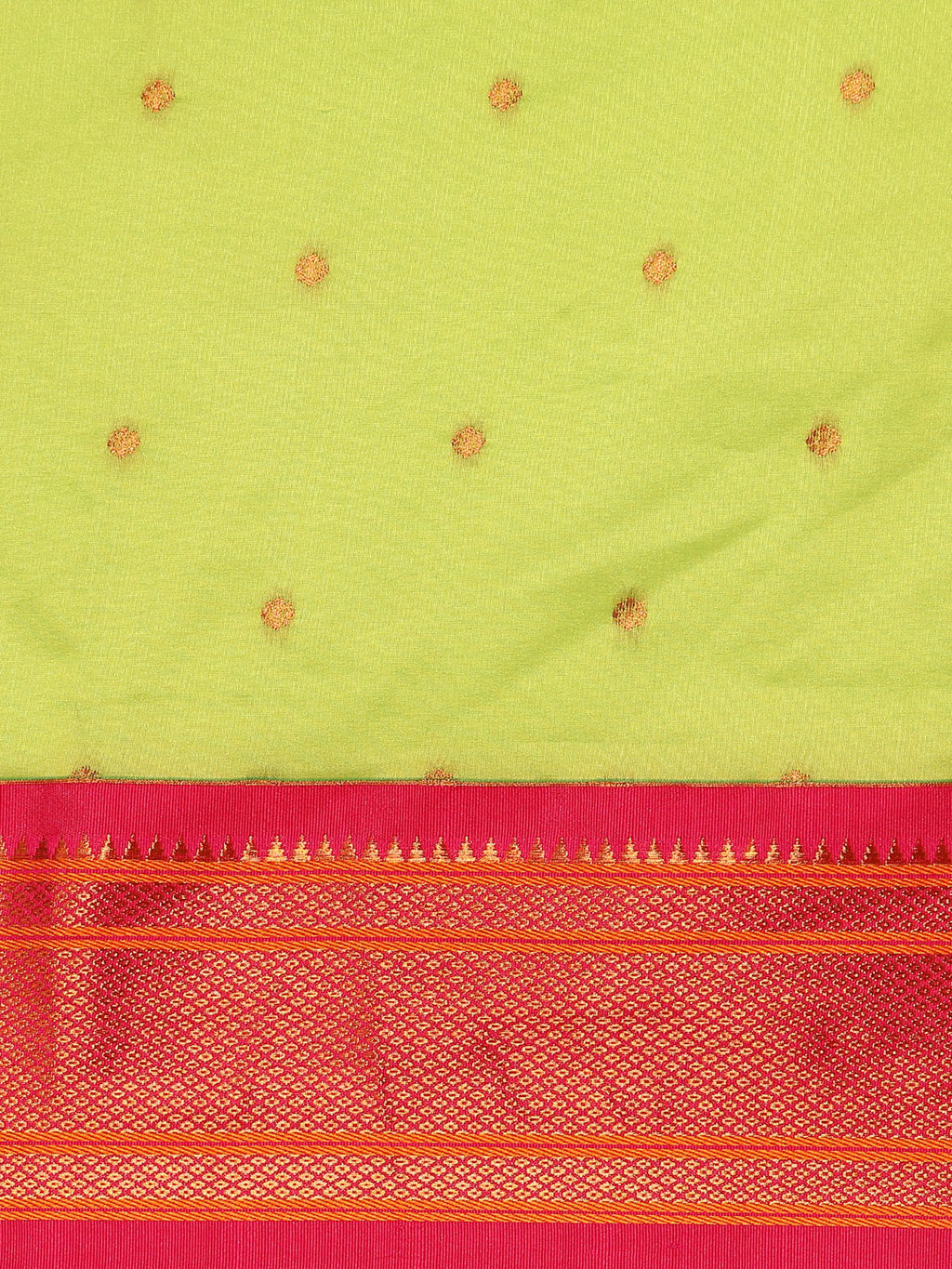 Maharani Nauvari Paithani Saree Silk Blend | 9 Yard Kashta Saree | Wedding Wear