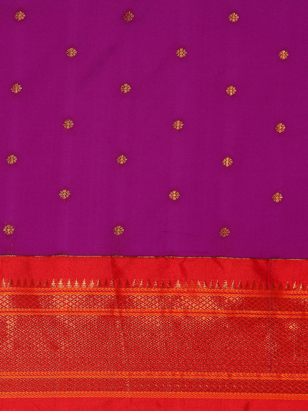Maharani Nauvari Paithani Saree Silk Blend | 9 Yard Kashta Saree | Wedding Wear