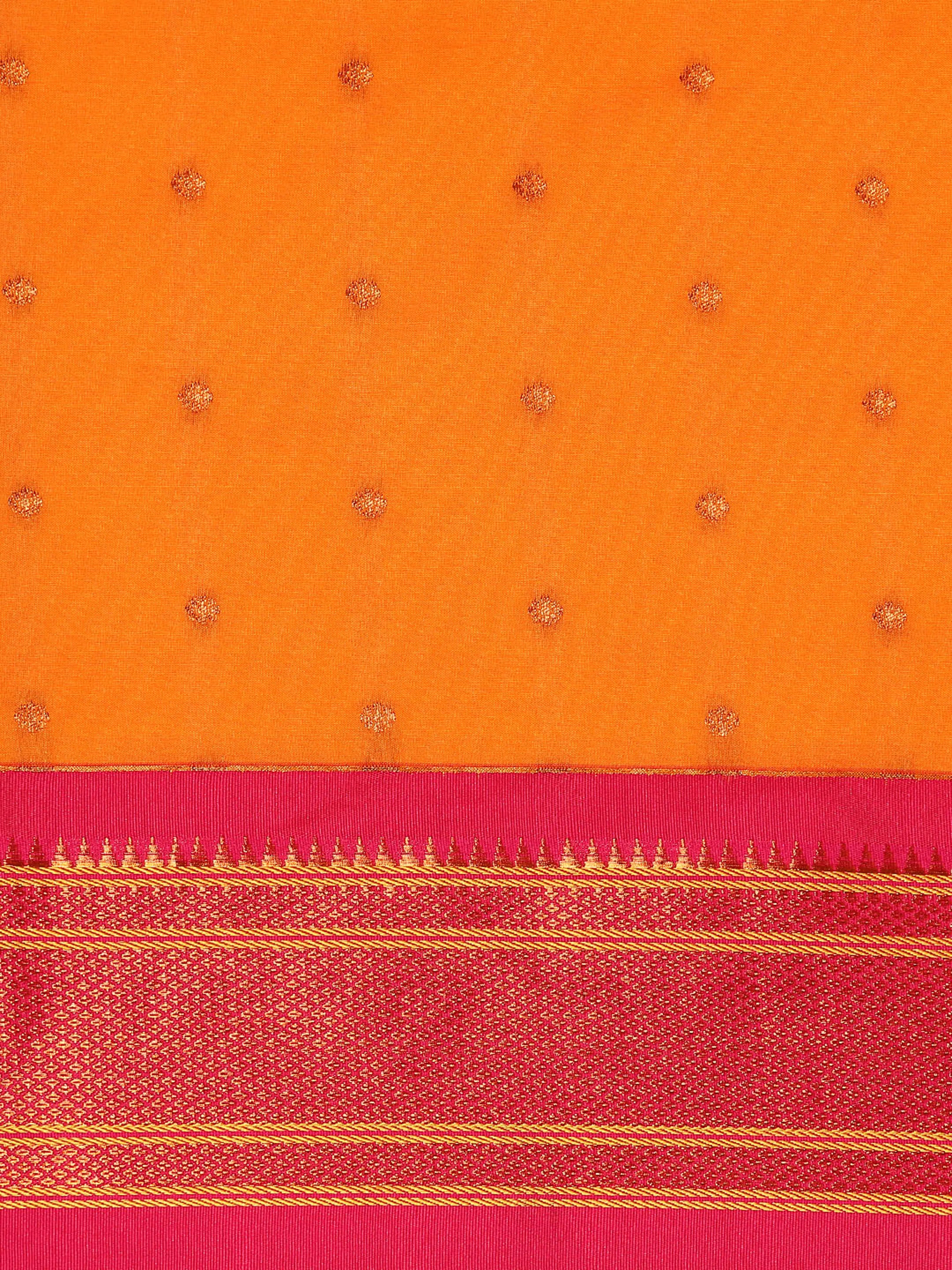Maharani Nauvari Paithani Saree Silk Blend | 9 Yard Kashta Saree | Wedding Wear